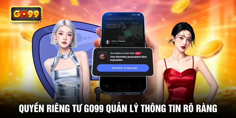 Quyền riêng tư GO99 quản lý thông tin rõ ràng